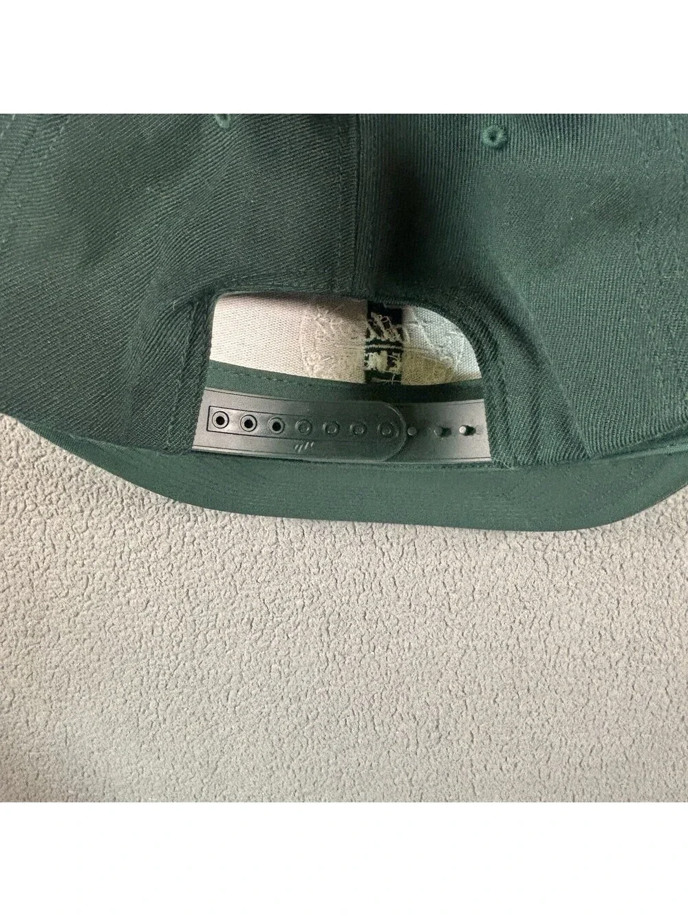 Vintage Falters Fine Meats Cap Columbus Ohio SnapBack Hat Green Yupoong Classic
